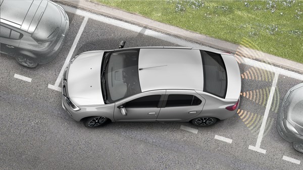 Renault Logan - rear parking distance control