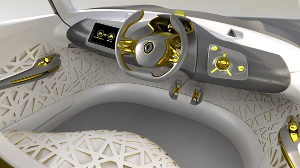 Renault Kwid concept car dashboard