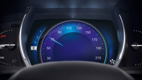 Renault MEGANE speedometer design
